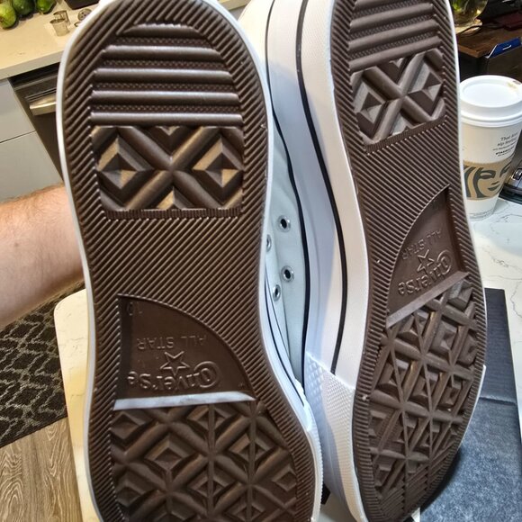 NEW Converse Chuck Taylor All Star Lift Hi Platform White 560846C Mens 10 WMS 12 - Picture 9 of 10